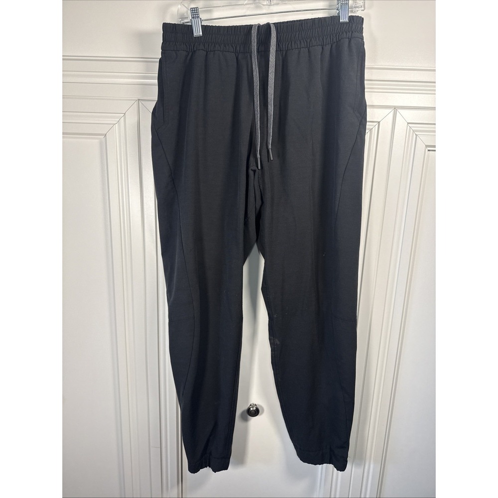 Prana Jogger Mens L Large Black Spence Lightweight Breathable‎ Stretch Yoga Gym